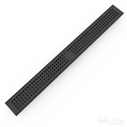 Builders Shower Grate Black & Stainless 1000 – Black