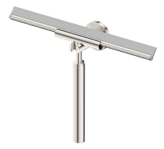 Mica Glass Squeegee – Brushed Nickel