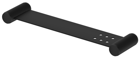 Mica Fluted Stainless Shelf - 400mm – Black
