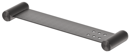 Mica Fluted Stainless Shelf - 400mm – Gunmetal