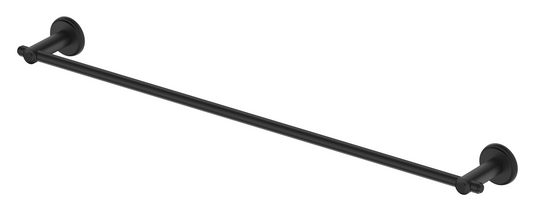 Mica Heritage Single Towel Rail – Black