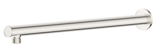 Mica Wall Shower Arm - 450mm - Straight – Brushed Nickel