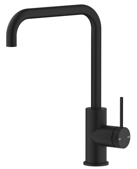 Mica Soft-Square Sink Mixer – Black