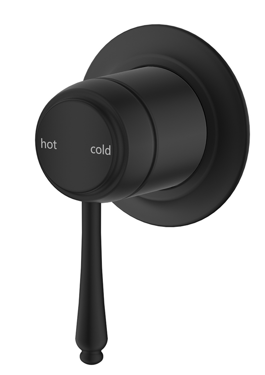 Mica Heritage Shower Mixer - TRIM KIT ONLY – Black