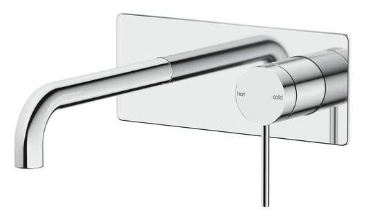 Mica Wall-Spout Combo - Curved Spout - 1P - TRIM KIT ONLY – Chrome