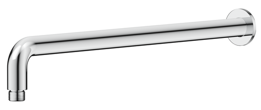 Mica Wall Shower Arm - 450mm - Curved – Chrome