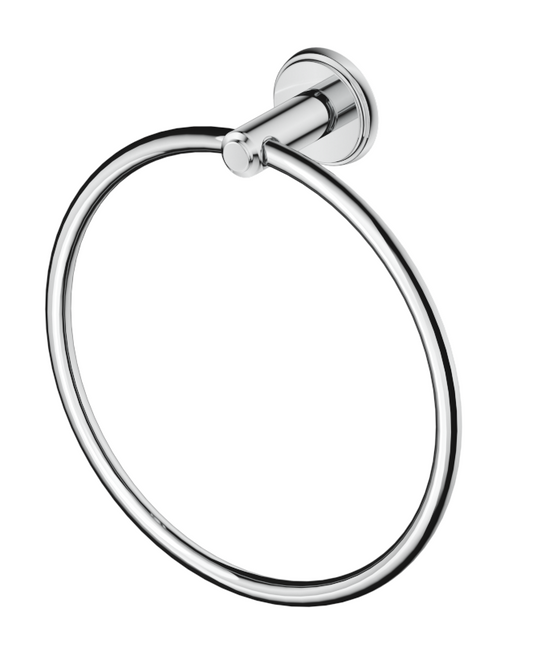 Mica Heritage Towel Ring – Chrome
