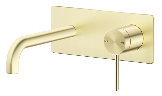 Mica Wall-Spout Combo - Curved Spout - 1P - TRIM KIT ONLY – French Gold