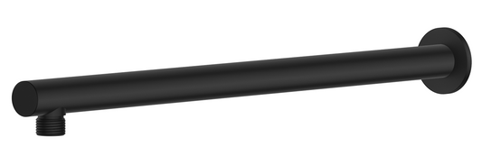 Mica Wall Shower Arm - 450mm - Straight – Black
