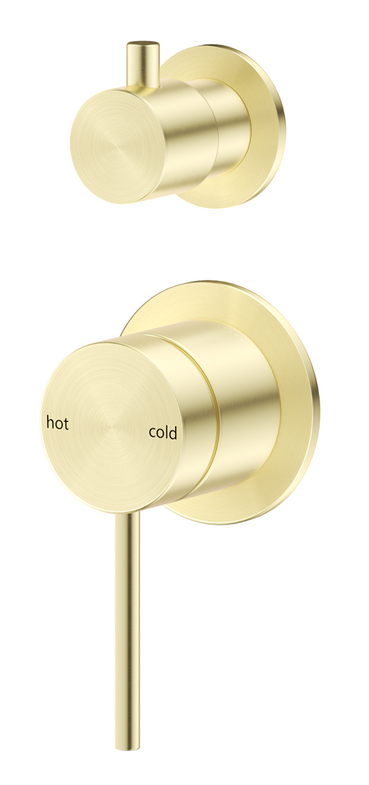 Mica Shower Mixer Diverter - 2P - TRIM KIT ONLY – French Gold