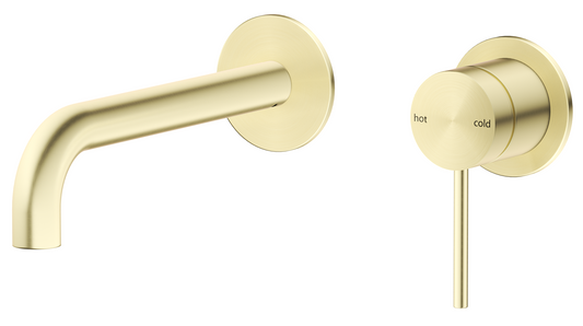 Mica Wall-Spout Combo - Curved Spout - 2P - TRIM KIT ONLY – French Gold