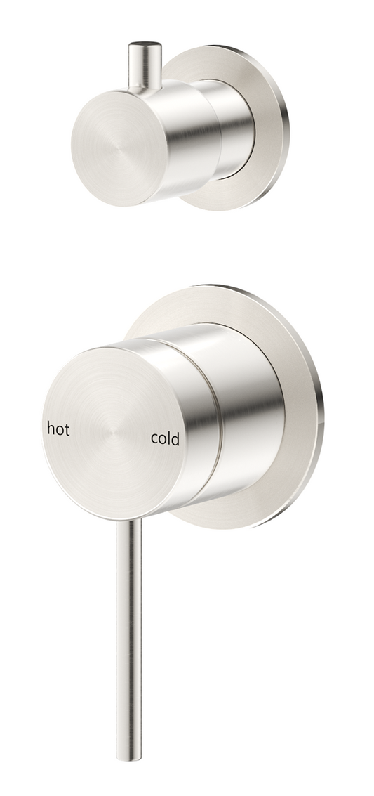Mica Shower Mixer Diverter - 2P - TRIM KIT ONLY – Brushed Nickel