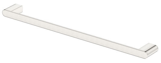 Supra Single Towel Rail 800 – Brushed Nickel