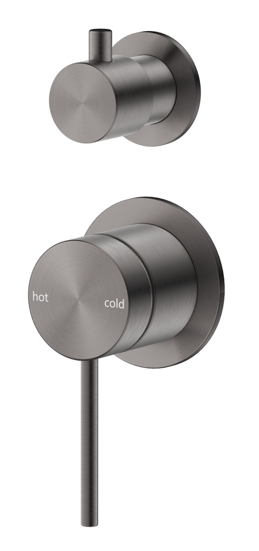 Mica Shower Mixer Diverter - 2P - TRIM KIT ONLY – Gunmetal