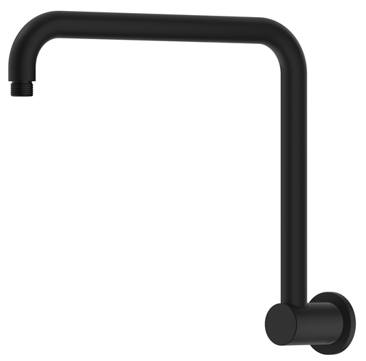 Mica Gooseneck Shower Arm – Black