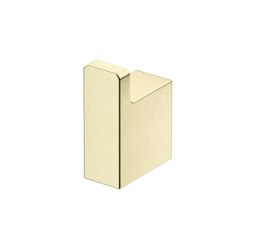 Milos Robe Hook – Brushed Gold