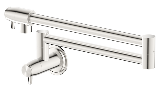 Mica Heritage Pot Filler – Brushed Nickel