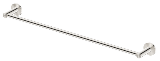 Mica Single Towel Rail 800 – Brushed Nickel