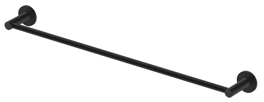 Mica Single Towel Rail 800 – Black
