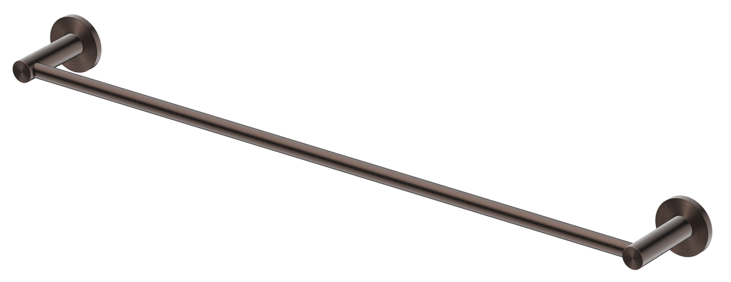 Mica Single Towel Rail 800 – Dusk Bronze