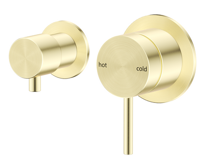 Mica Shower Mixer Diverter - Sideways - TRIM KIT ONLY – French Gold