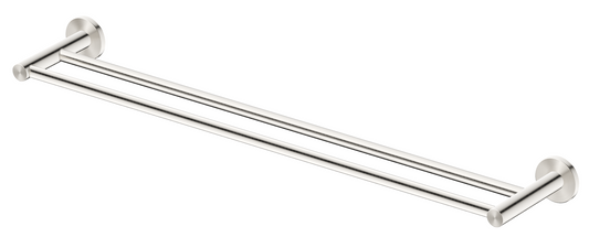 Mica Double Towel Rail 800 – Brushed Nickel