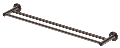 Mica Double Towel Rail 800 – Dusk Bronze