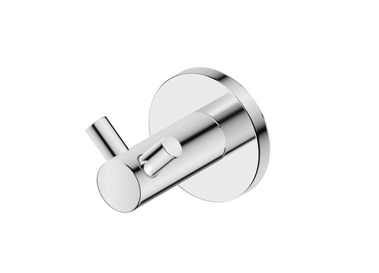 Mica Double Robe Hook – Chrome