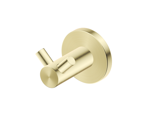 Mica Double Robe Hook – French Gold