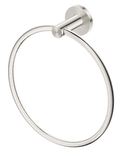 Mica Hand Towel Ring – Brushed Nickel