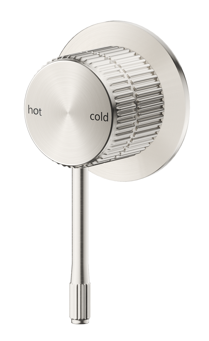 Mica Fluted Shower Mixer – Brushed Nickel