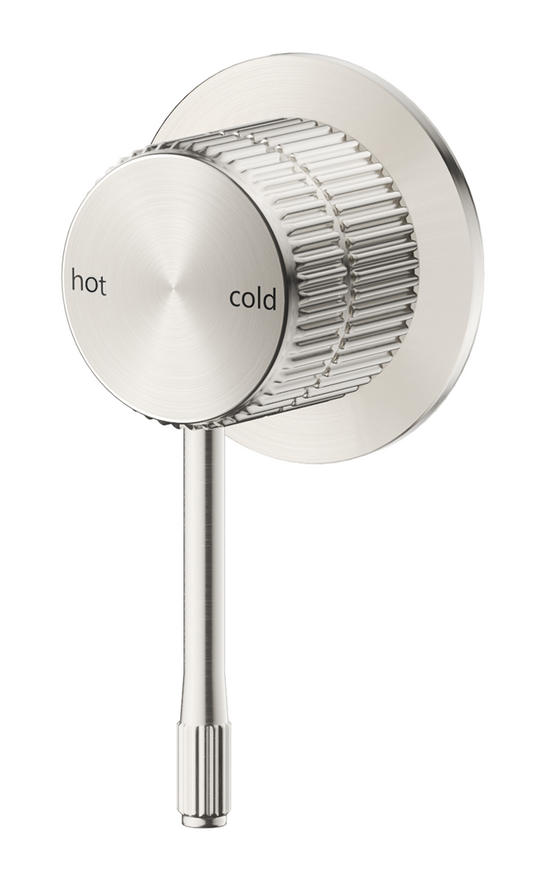 Mica Fluted Shower Mixer – Brushed Nickel