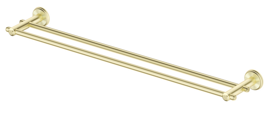 Mica Heritage Double Towel Rail – French Gold
