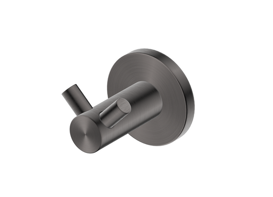 Mica Double Robe Hook – Gunmetal
