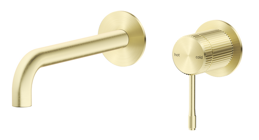 Mica Fluted Wall-Spout Combo – French Gold