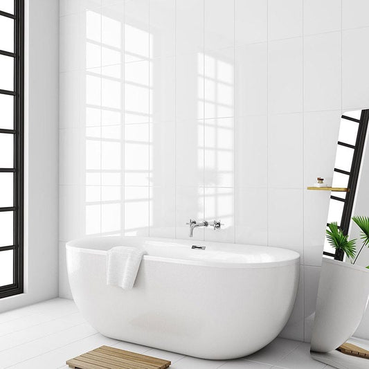Bondi White Gloss Rectified 30x60