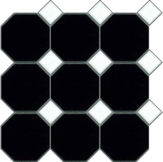 Cotto Xmb Octagon & Dot Mos 9.7X9.7