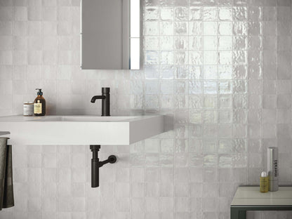 Zellige Bianco Gloss 10x10