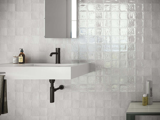 Zellige Bianco Gloss 10x10