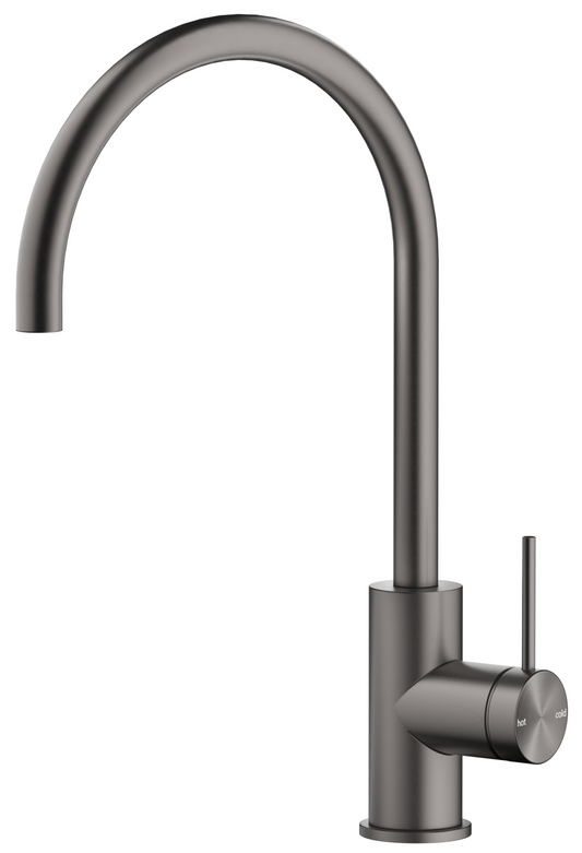 Mica Gooseneck Sink Mixer – Gunmetal