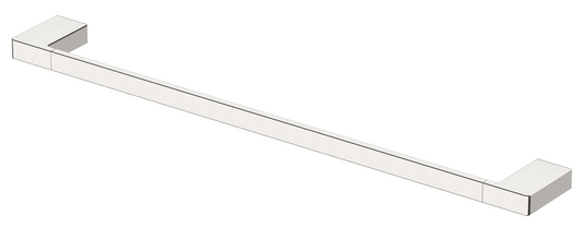 Milos Single Towel Rail 800 – Brushed Nickel
