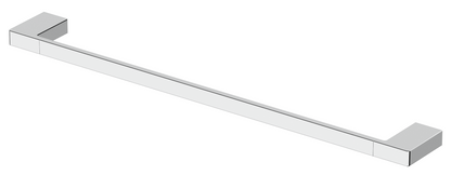 Milos Single Towel Rail 800 – Chrome